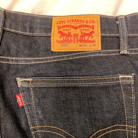 Levis 510 Jeans mens 32w - Picture 1 of 3